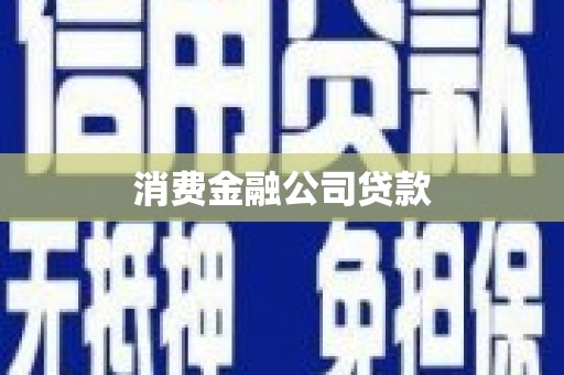 正宁消费金融公司贷款