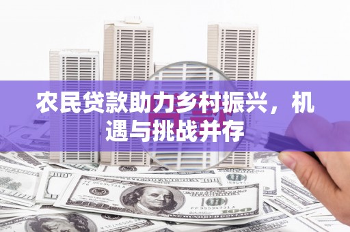 孝感农民贷款助力乡村振兴，机遇与挑战并存