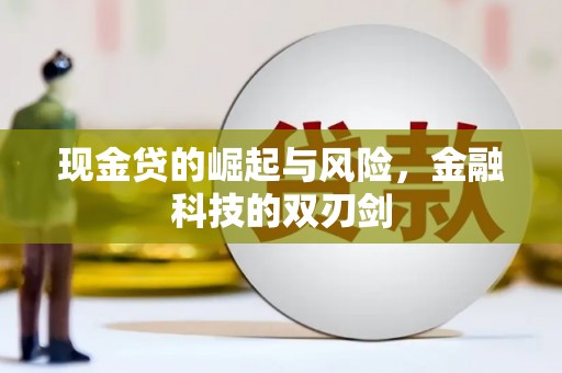大堂现金贷的崛起与风险，金融科技的双刃剑