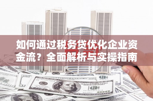 花地玛堂区如何通过税务贷优化企业资金流？全面解析与实操指南
