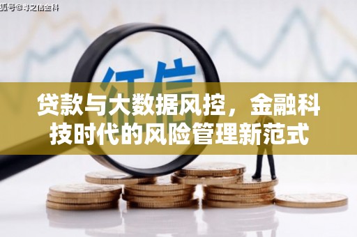从化贷款与大数据风控，金融科技时代的风险管理新范式