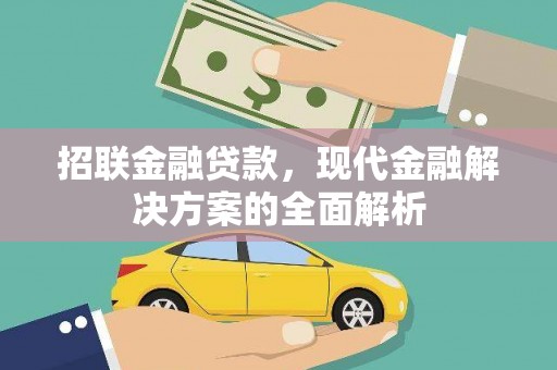 永年招联金融贷款，现代金融解决方案的全面解析