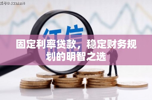 闵行固定利率贷款，稳定财务规划的明智之选