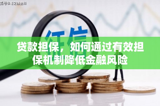 深州贷款担保，如何通过有效担保机制降低金融风险